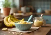 Compote de banane maison : une recette aisée et nutritive pour bébé