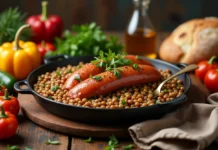 Saucisse de Morteau et lentilles : un mariage de saveurs champêtres