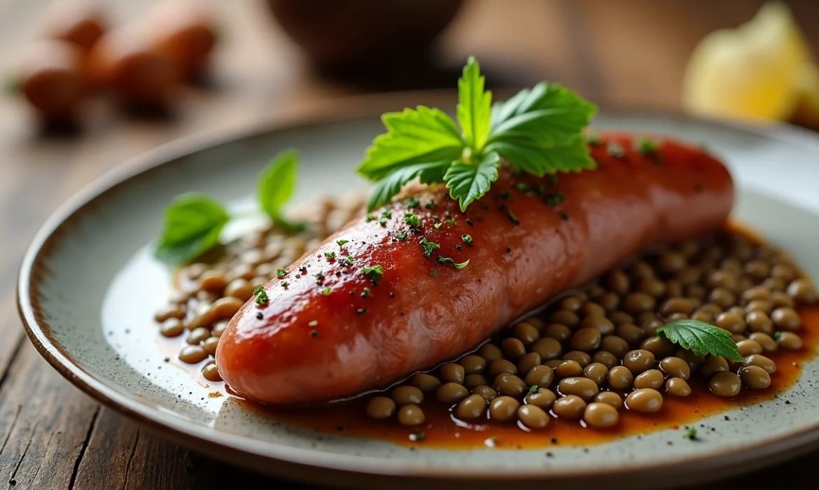 Comment magnifier une saucisse de Morteau avec des lentilles ancrées