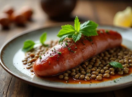 Comment magnifier une saucisse de Morteau avec des lentilles ancrées