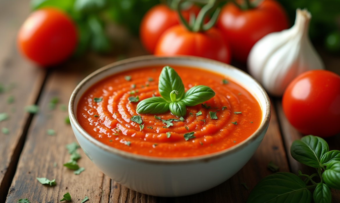 Recette de soupe à la tomate : méthodes pour une consistance parfaite