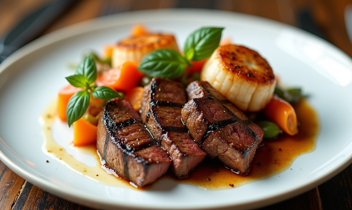 Assiette terre et mer : mariage gourmet entre terre et océan